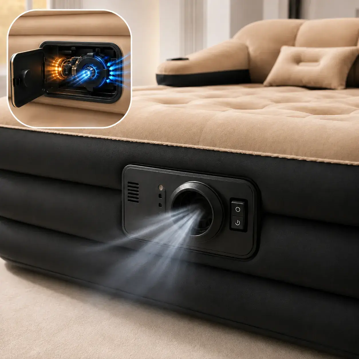 Dreamora built-in electric pump